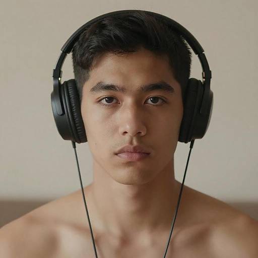 Serious Portrait of a Young Man