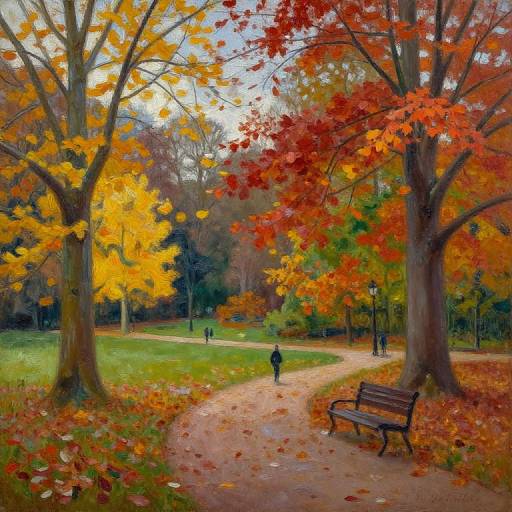 Autumn in St James's Park Painting