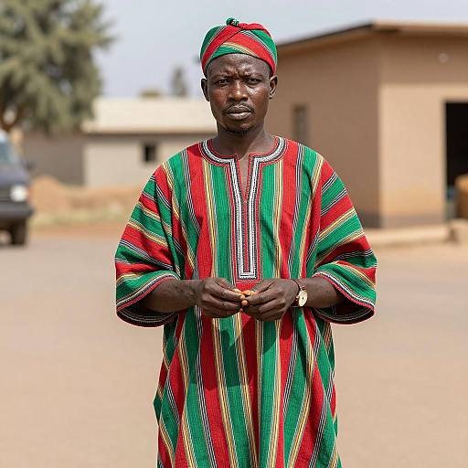 Ethiopian Man in Traditional Dress