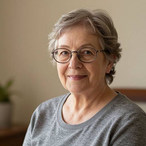 Portrait of Older Woman with Glasses