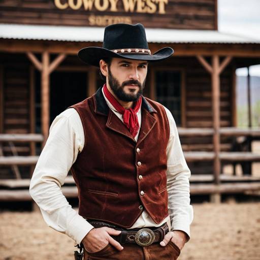 Realistic Wild West Cowboy Man Costume