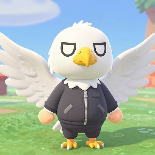 Cranky Bald Eagle Villager Apollo