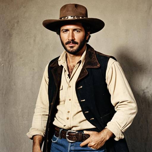 Man in Western Cowboy Outfit