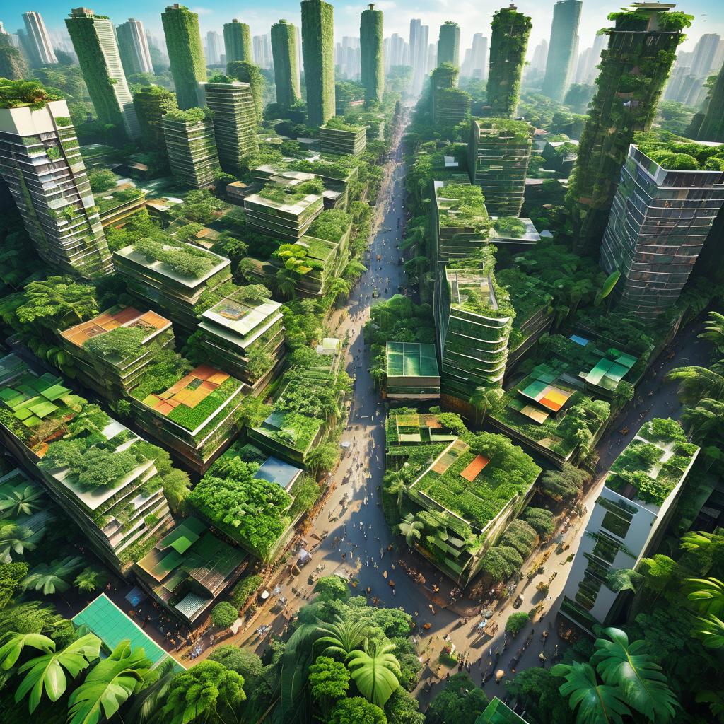 Exotic Urban Jungle: A Bird's-Eye View