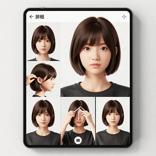 Hyper-Realistic Short Haircut Simulator