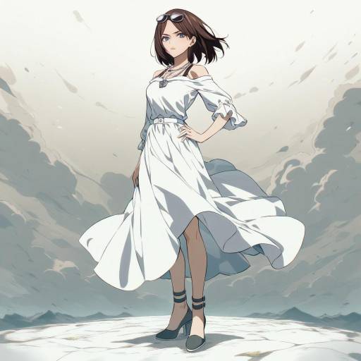 Serious Girl in Meadow - Attack on Titan