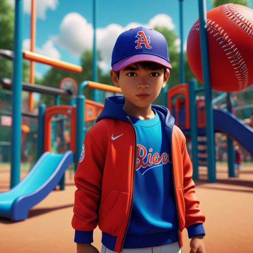 Adventurous Boy in a Custom Playground Adventurous Boy in a Custom Playground