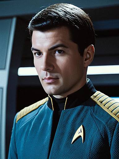 Male Star Trek Uniform Portrait