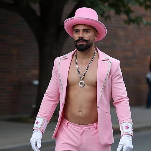 Male Carnival Costume with Accessories