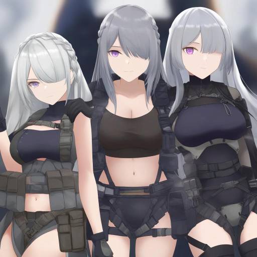 Illustration of Ak-15 (girls' frontline), girls' frontline in the style of Gin'you haru