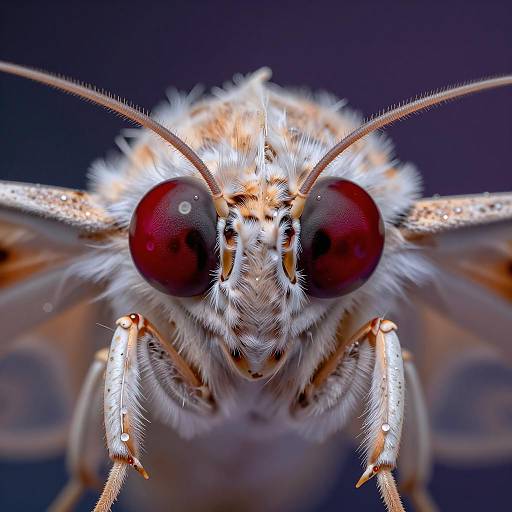 Ultra-Macro Moth Face Photography