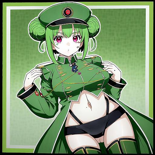 Illustration of Araga kiwi, mahou shoujo ni akogarete in the style of Ibuki notsu