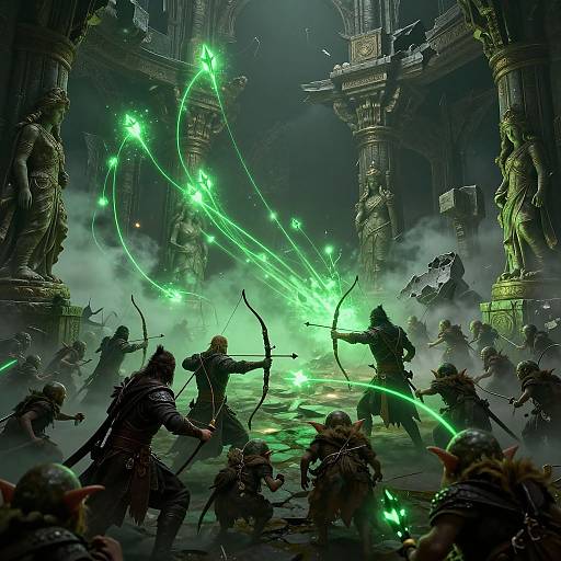 Epic DND Battle: Elves vs Goblins
