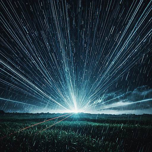 Epic Storm with Laser Beams Engaging