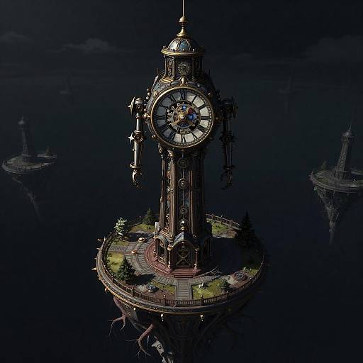 Clockwork Automaton on Suspended Clocktower Island