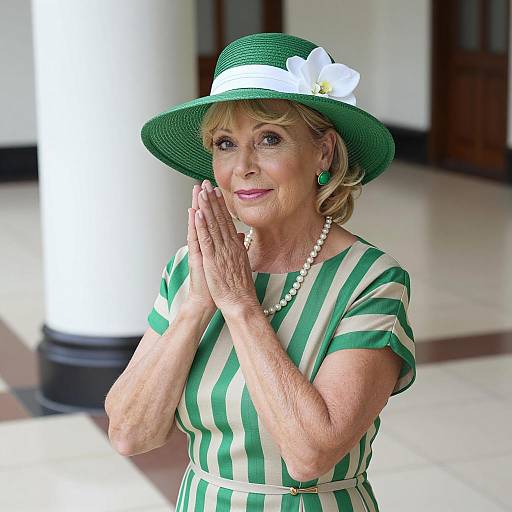 Elegant Middle-Aged Woman Indoors