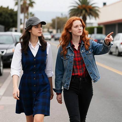 Street Style Encounter of Two Women