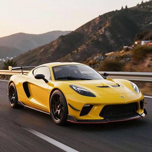 F222 Sports Coupe Mountain Render