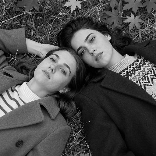 Intimate Moment: Two Women on Grass
