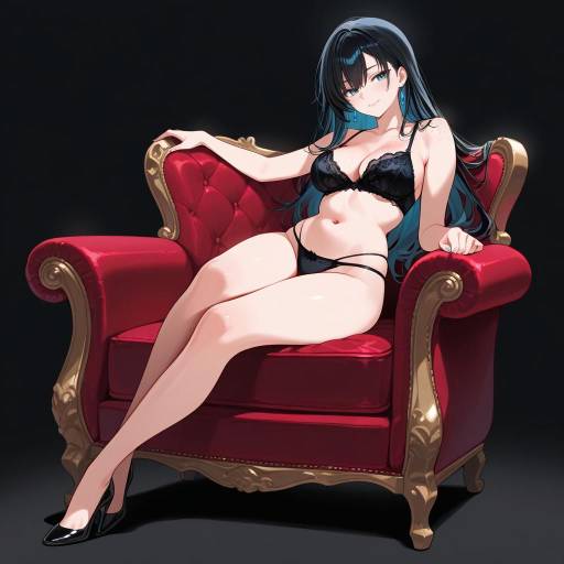 Enchanting Solo Portrait of a Mysterious Girl Enchanting Solo Portrait of a Mysterious Girl