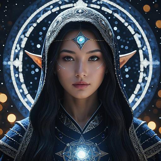 Portrait of Ancient Celestial Sorceress