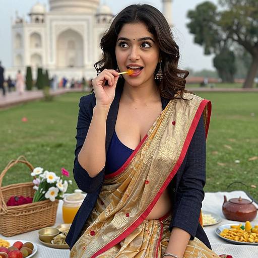 Indian Fusion Fashion at Picnic