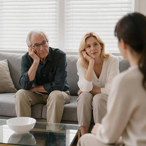 Casual Living Room Family Moment