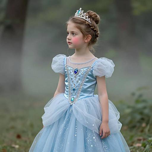 Dreamy Fairytale Portrait of a Young Princess
