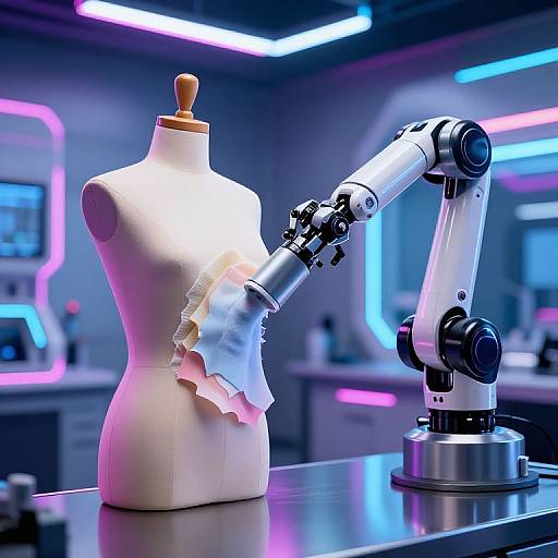 Futuristic Robotic Clothing Remover