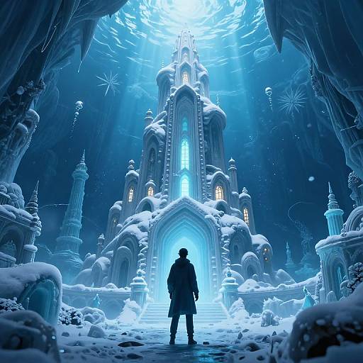 Spectral Figure at Underwater Snow Tower