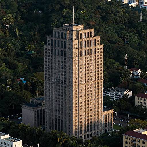 Cinematic Forest Cityscape