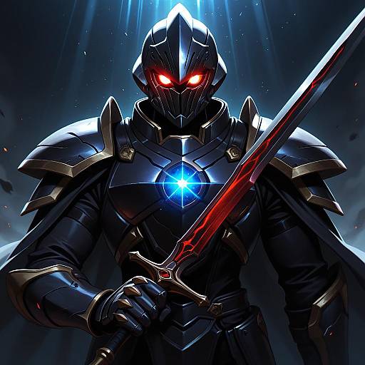 Galaxy Slayer Zed in Glowing Armor