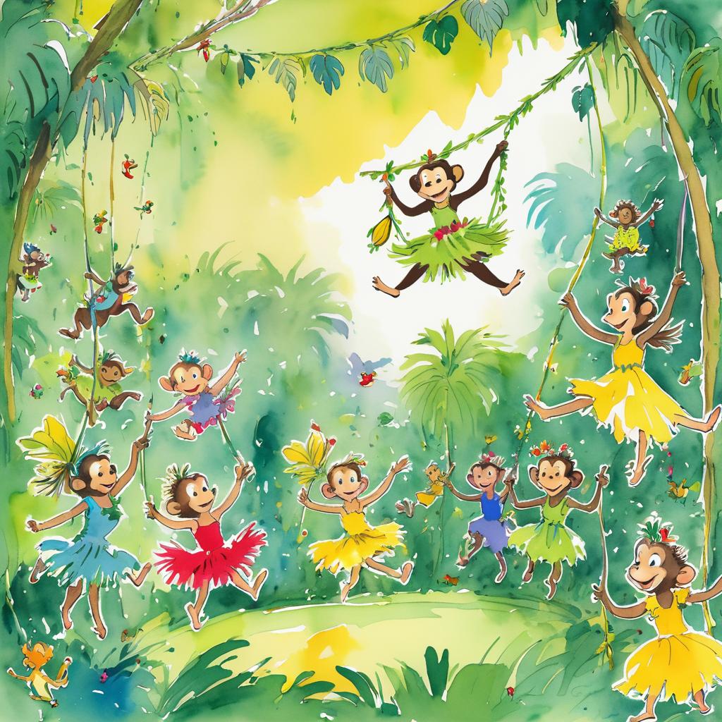 Mischievous Monkey's Jungle Celebration