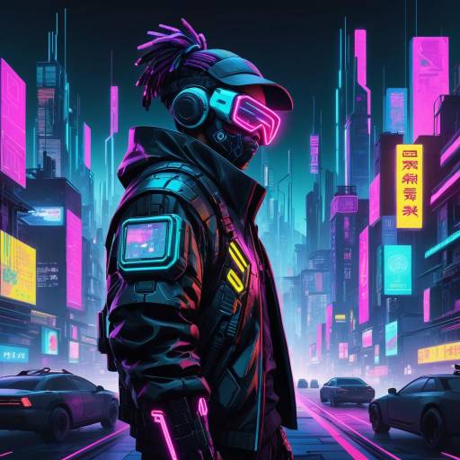 Neon Dystopia: Cyberpunk Character Art Neon Dystopia: Cyberpunk Character Art
