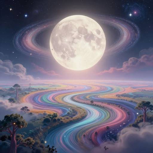 Psychedelic Dreamscape of the 1960s