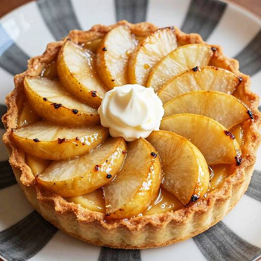 Caramelized Apple Tart Close-Up