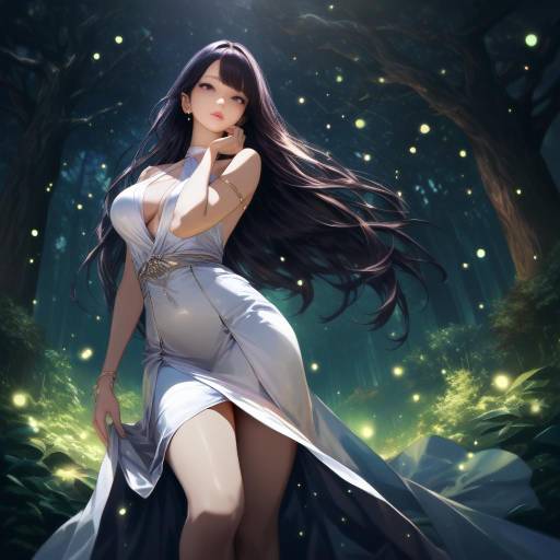 Confident Character in Enchanted Forest