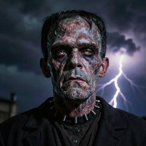 Hyper-Realistic Frankenstein's Monster Portrait