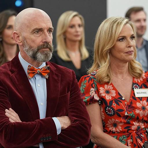 Indoor Evening Portrait of Two People