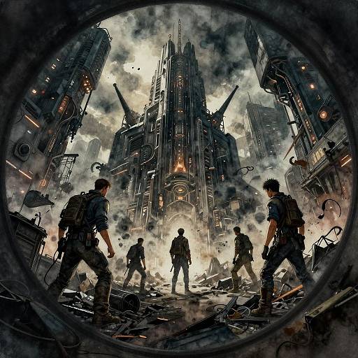 Cinematic Dark Moody Watercolour Concept