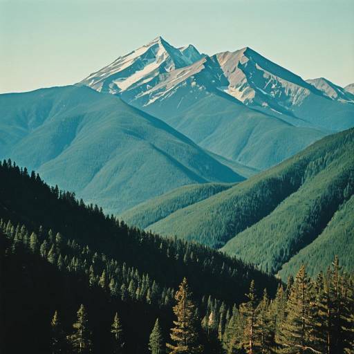 Majestic Mountain Landscape with Forest