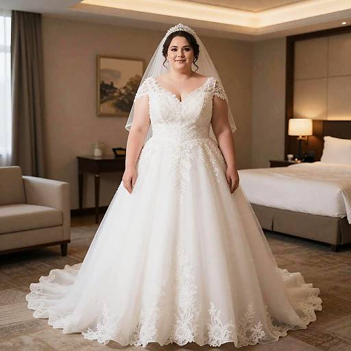 Elegant Plus Size Wedding Dress