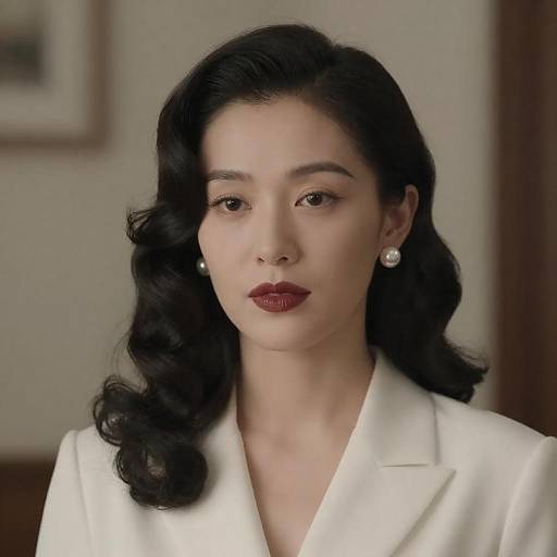 1940s Vintage Portrait of Elegant Woman