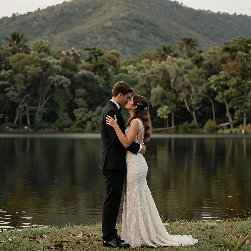 Lakeside Wedding Vows in Nature