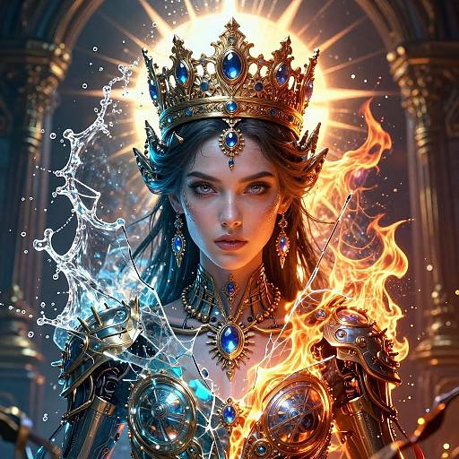 Epic Sci-Fi Fantasy Alien Queen