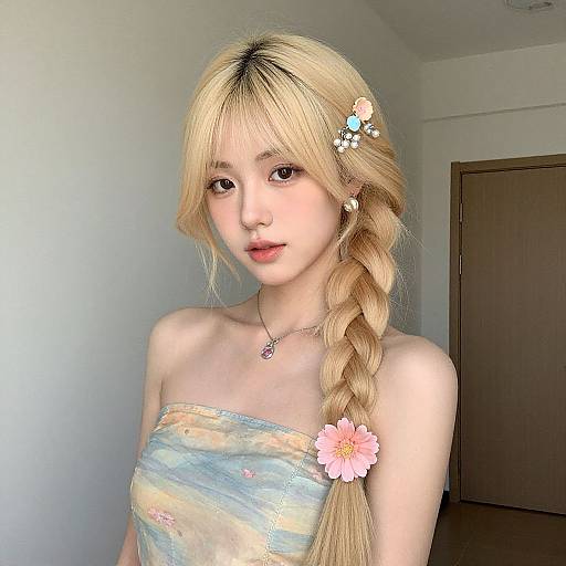 Sweet Dee Blonde Girl Portrait