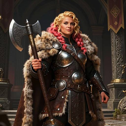 Valiant Shieldmaiden of the Dwarven Keep