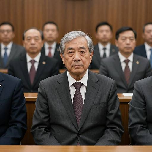 Focused Portrait of a Distinguished Elder