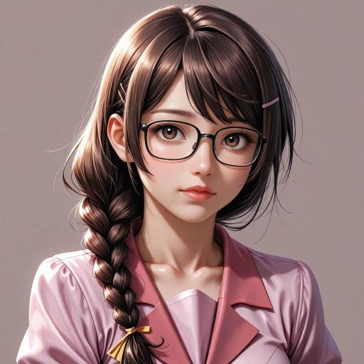 Hanekawa Tsubasa in School Uniform