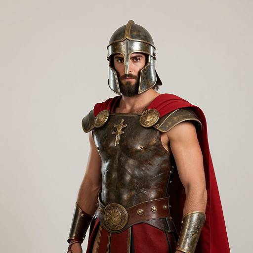 Greek Gladiator Male Portrait
